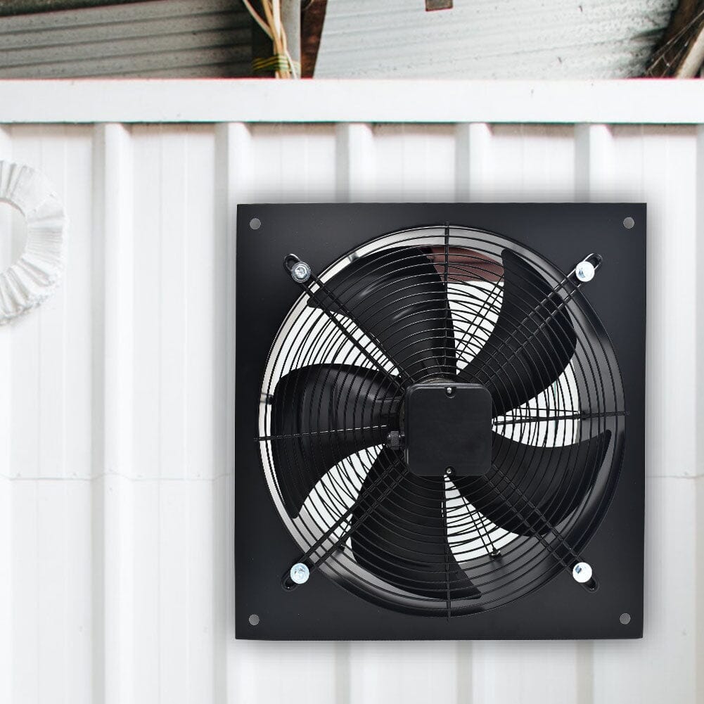 200mm Exhaustor Fan Ventilation Wall-Mounted Axial Fan Exhaustor Fan Living and Home 16-inch 