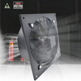 200mm Exhaustor Fan Ventilation Wall-Mounted Axial Fan Exhaustor Fan Living and Home 10-inch 