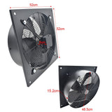 200mm Exhaustor Fan Ventilation Wall-Mounted Axial Fan Exhaustor Fan Living and Home 18-inch 