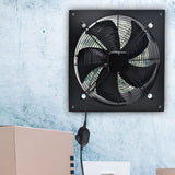 27cm H Ventilation Fan Wall-Mounted Copper Motor Exhaust Axial Fan Exhaustor Fan Living and Home 14-inch 