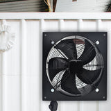 27cm H Ventilation Fan Wall-Mounted Copper Motor Exhaust Axial Fan Exhaustor Fan Living and Home 12-inch 