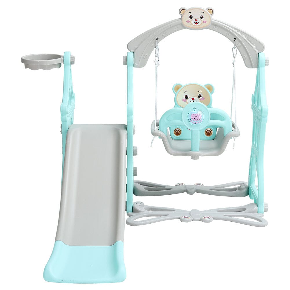 Toddler Swing and Slide Playset for Indoor and Outdoor Living and Home 