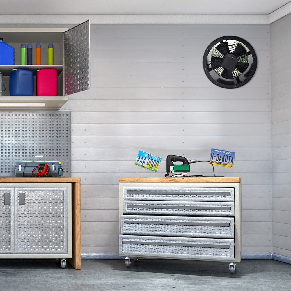 Ventilation Wall-Mounted Exhaust Axial Fan 8/10/12/14/16/18/20/22 inch Living and Home 