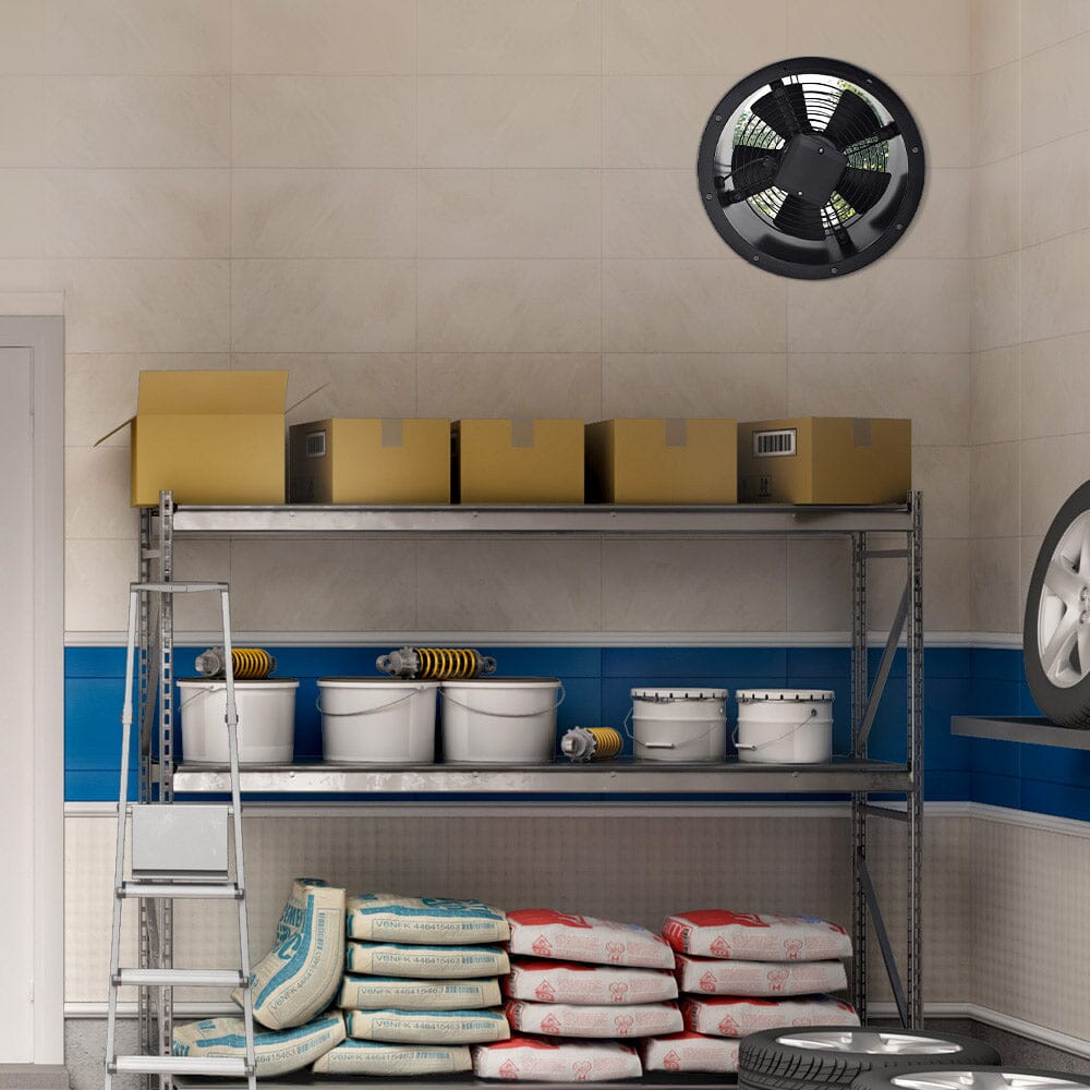 Ventilation Wall-Mounted Exhaust Axial Fan 8/10/12/14/16/18/20/22 inch Living and Home 