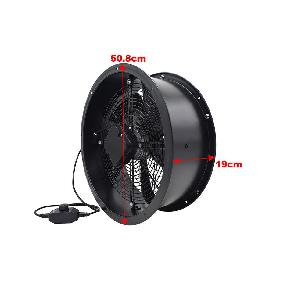 Ventilation Wall-Mounted Exhaust Axial Fan 8/10/12/14/16/18/20/22 inch Living and Home 18 inch 