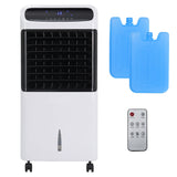 2 in 1 White Air Cooler and Heater with LED Display and Remote control Portable Air Conditioners Living and Home 