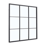 Classic Window Mirror Wall Accent Metal Framed Mirror Wall Mirrors Living and Home 
