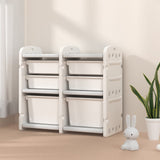 Storage Cabinet for Toys Clothes Books Plastic Organizer Storage Drawers Living and Home 