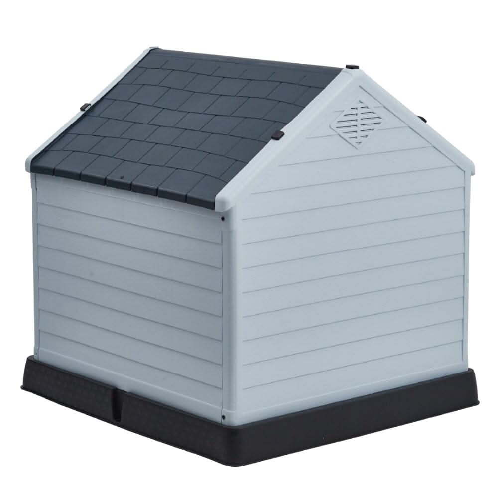 82cm H Outdoor Waterproof Dog House with Air Vents and Door – Living ... - Dog House Waterproof Attachment Kit