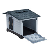 Large Dog Kennel Outdoor Indoor Pet Plastic Garden House Dog Houses Living and Home 