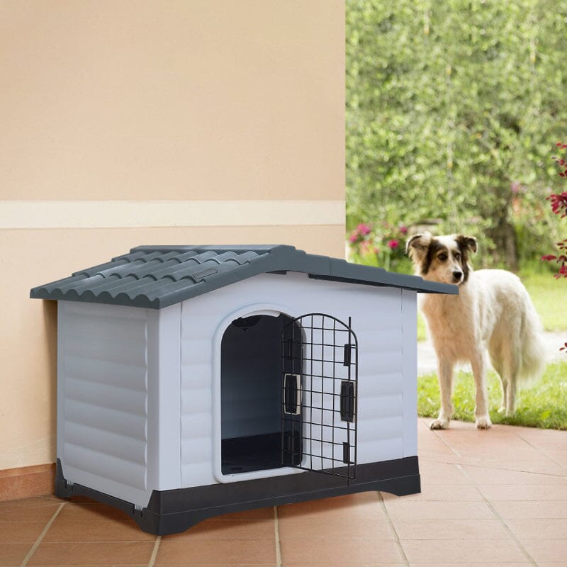 Large Dog Kennel Outdoor Indoor Pet Plastic Garden House Living and Home