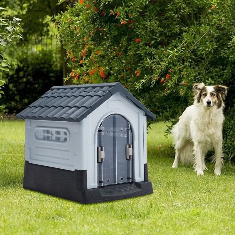 Photo inspiration: Live Edge Dog Crate With Weatherproofing Reference: Small Medium Weatherproof Comfortable Dog House Kennel With Skylight A