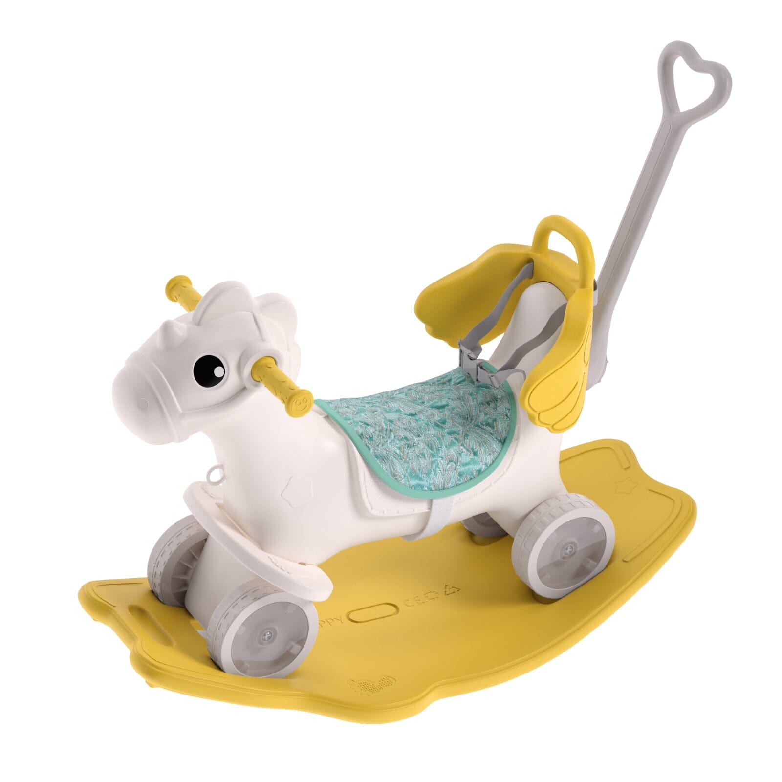 Living and Home 2 in 1 Plastic Rocking Horse Living and Home 2 in 1 Plastic Rocking Horse