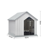 Waterproof Plastic Dog House Pet Kennel with Door Dog Houses Living and Home 