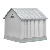 Waterproof Plastic Dog House Pet Kennel with Door Living and Home 