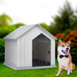 Waterproof Plastic Dog House Pet Kennel with Door Living and Home 