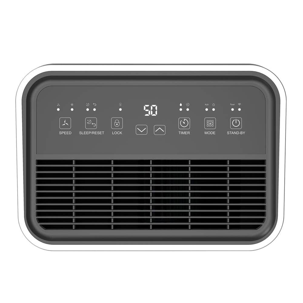WiFi 20L White Dehumidifier with Wheels Timer function Dehumidifiers Living and Home 