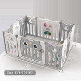 Owl Playpen with Crawling Mat and Ocean Balls Living and Home 