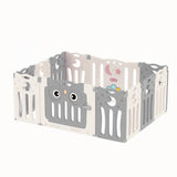 Owl Playpen with Crawling Mat and Ocean Balls Living and Home 