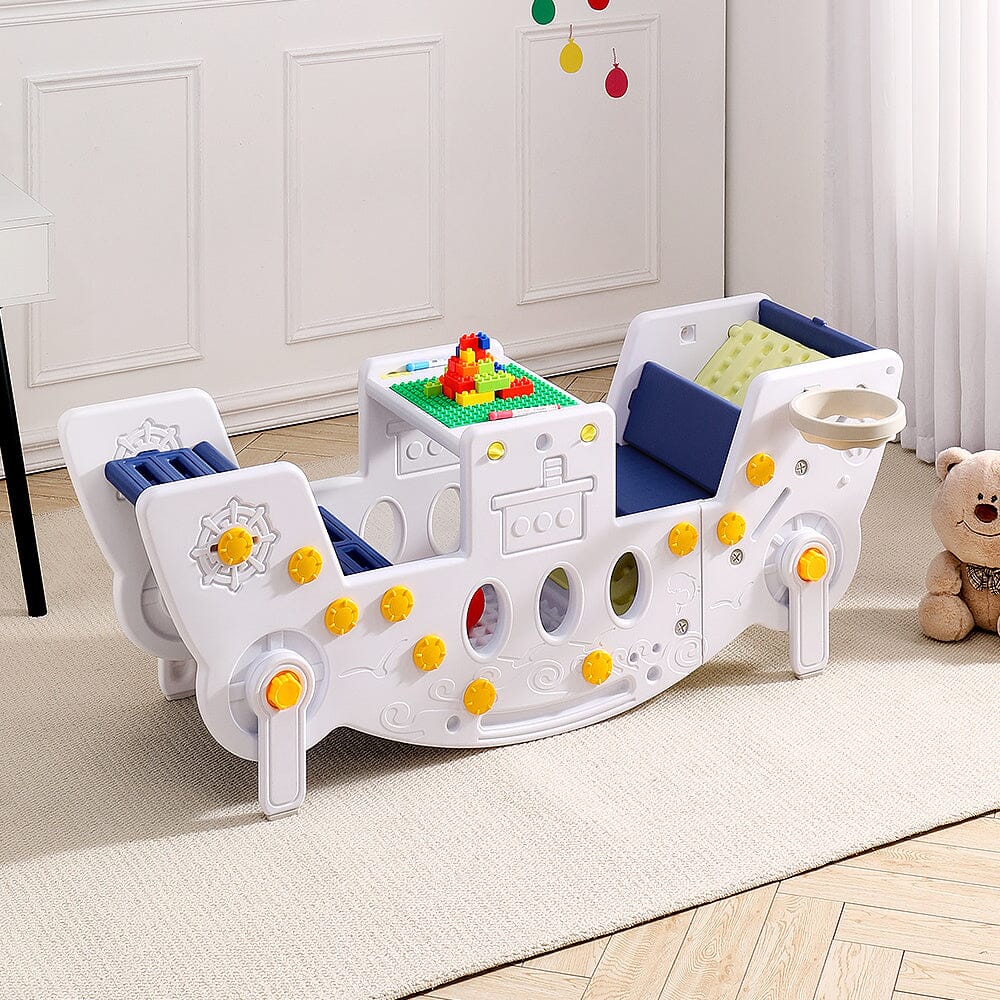Multi in One Seesaw Slide Desk for Kids Living and Home 