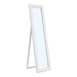 150cm H Modern White Framed Full Length Mirror Wood Beveled Floor Mirror Full Length Mirrors Living and Home 