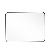 122cm W Aluminum Frame Bathroom Vanity Wall Mirror with Rounded Corner Bathroom Mirrors Living and Home 