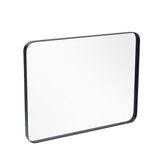 122cm W Aluminum Frame Bathroom Vanity Wall Mirror with Rounded Corner Bathroom Mirrors Living and Home 