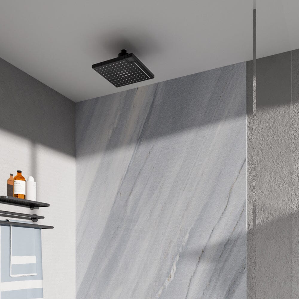 Bathroom Deco Large Smart Sensor Rain Shower Head with Digital Display Living and Home 