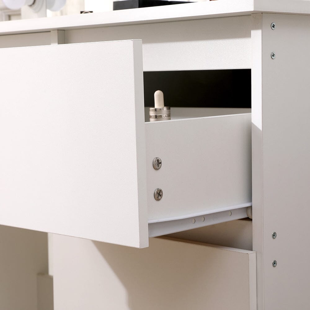 43cm D Hollywood Dressing Table with Large Lighted Mirror Dressing Tables Living and Home 