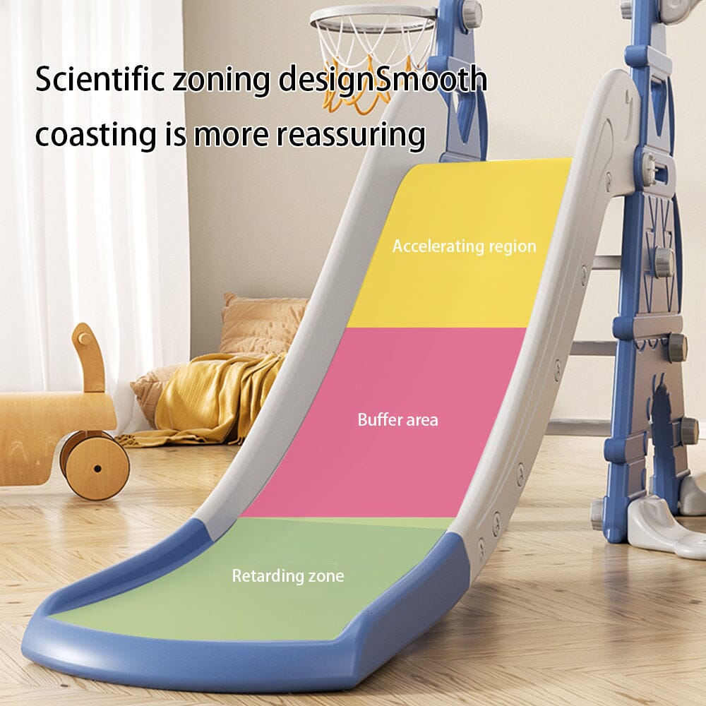 Toddler Kids 3-in-1 Plastic Climber and Swing Set Living and Home 