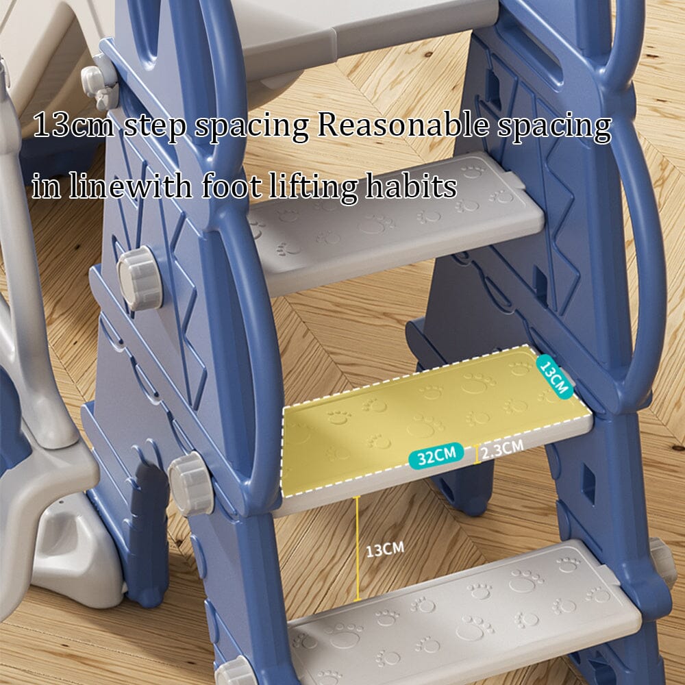 Toddler Kids 3-in-1 Plastic Climber and Swing Set Living and Home 