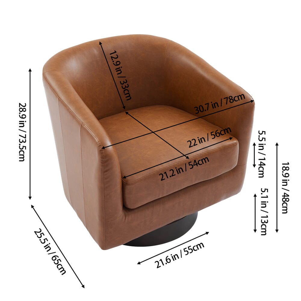 Upholstered Swivel Accent Chair Collection Living and Home 