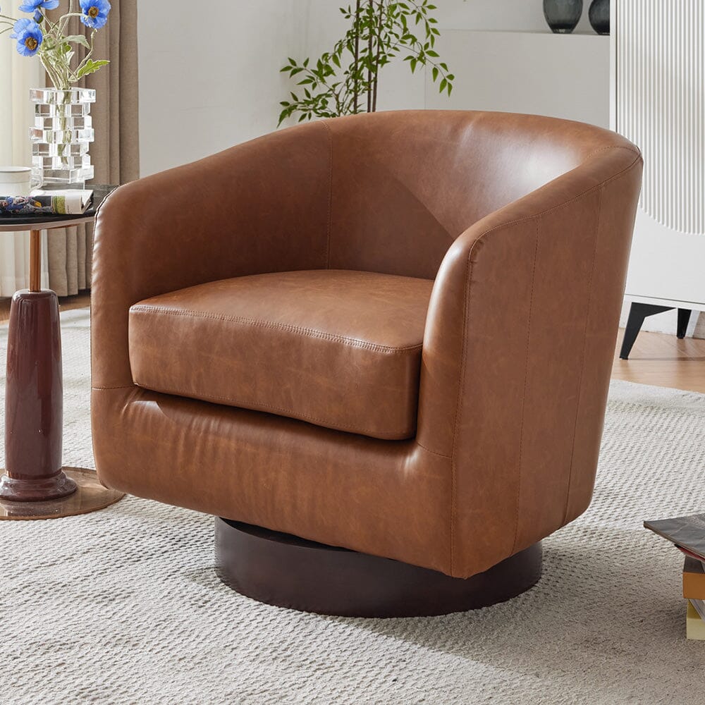 Upholstered Swivel Accent Chair Collection Living and Home 