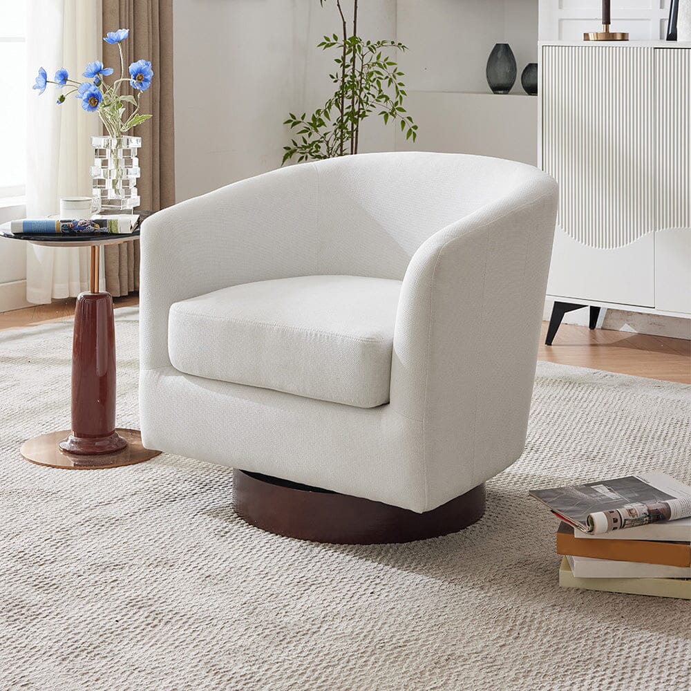 Upholstered Swivel Accent Chair Collection Living and Home 