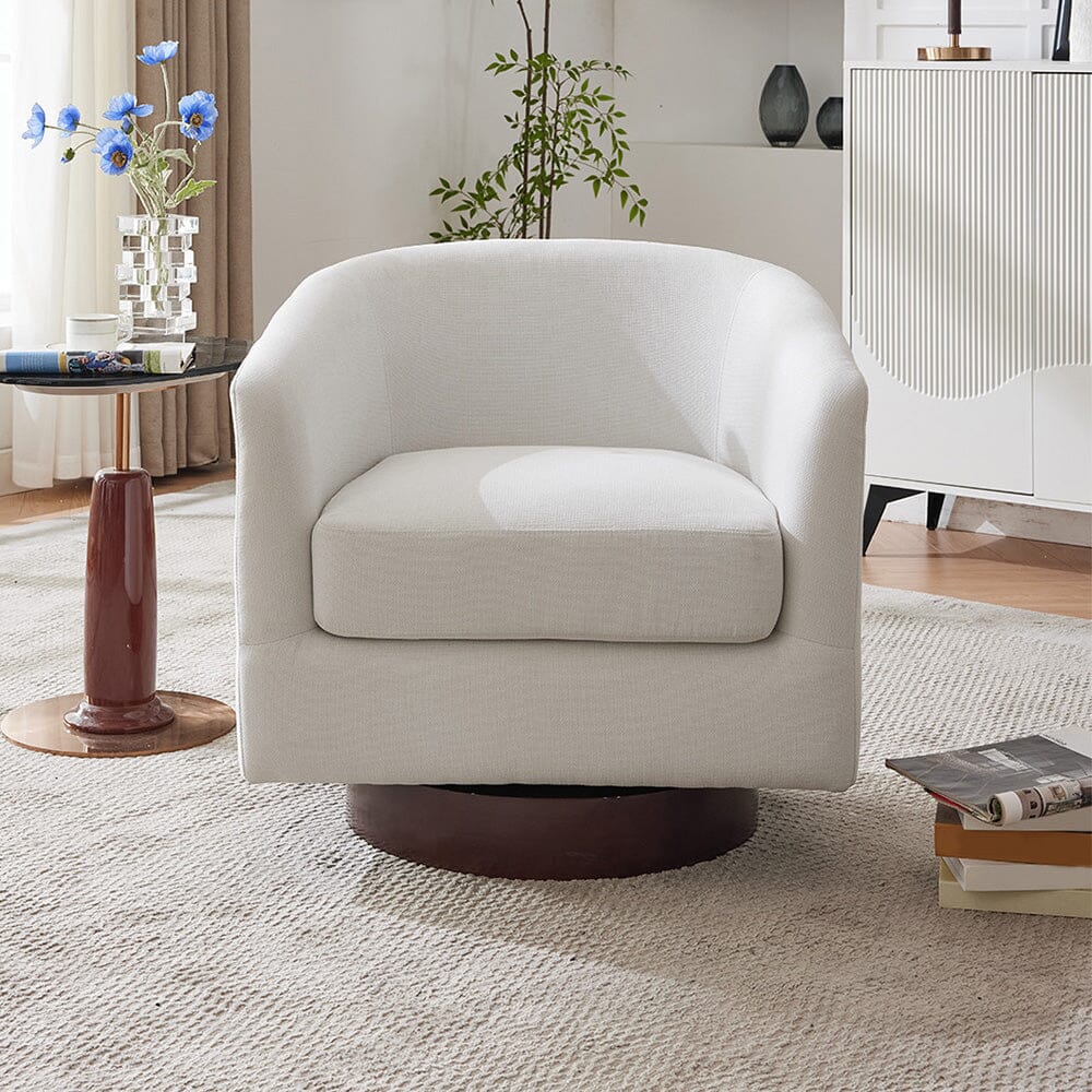 Upholstered Swivel Accent Chair Collection Living and Home 