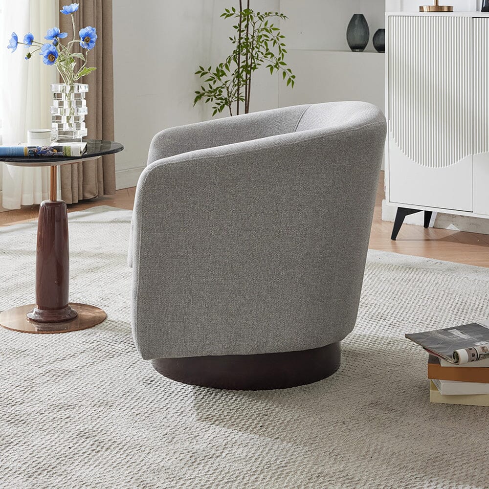 Upholstered Swivel Accent Chair Collection Living and Home 