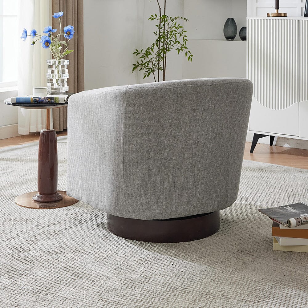Upholstered Swivel Accent Chair Collection Living and Home 