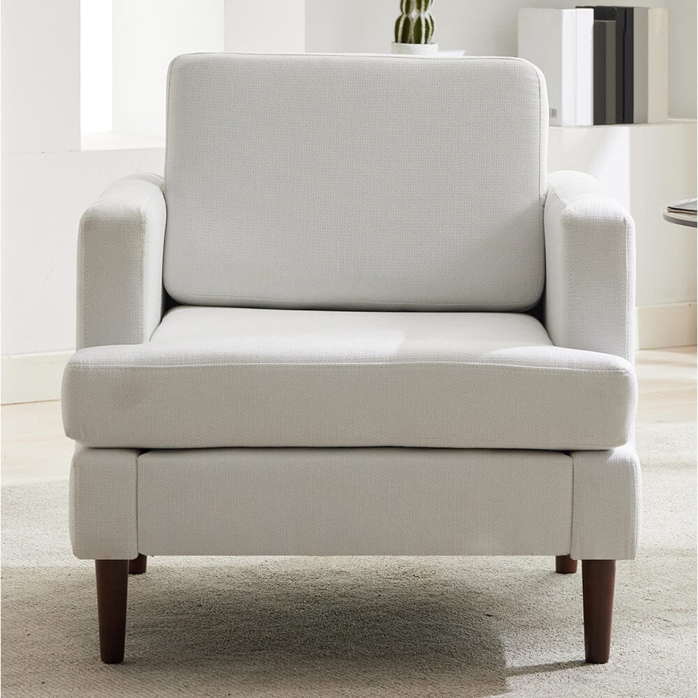 Upholstered Accent Chair (Model 04) With Detachable Pillows & Reinforced Frame Living and Home 