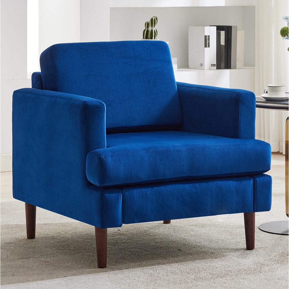 Upholstered Accent Chair (Model 04) With Detachable Pillows & Reinforced Frame Living and Home 