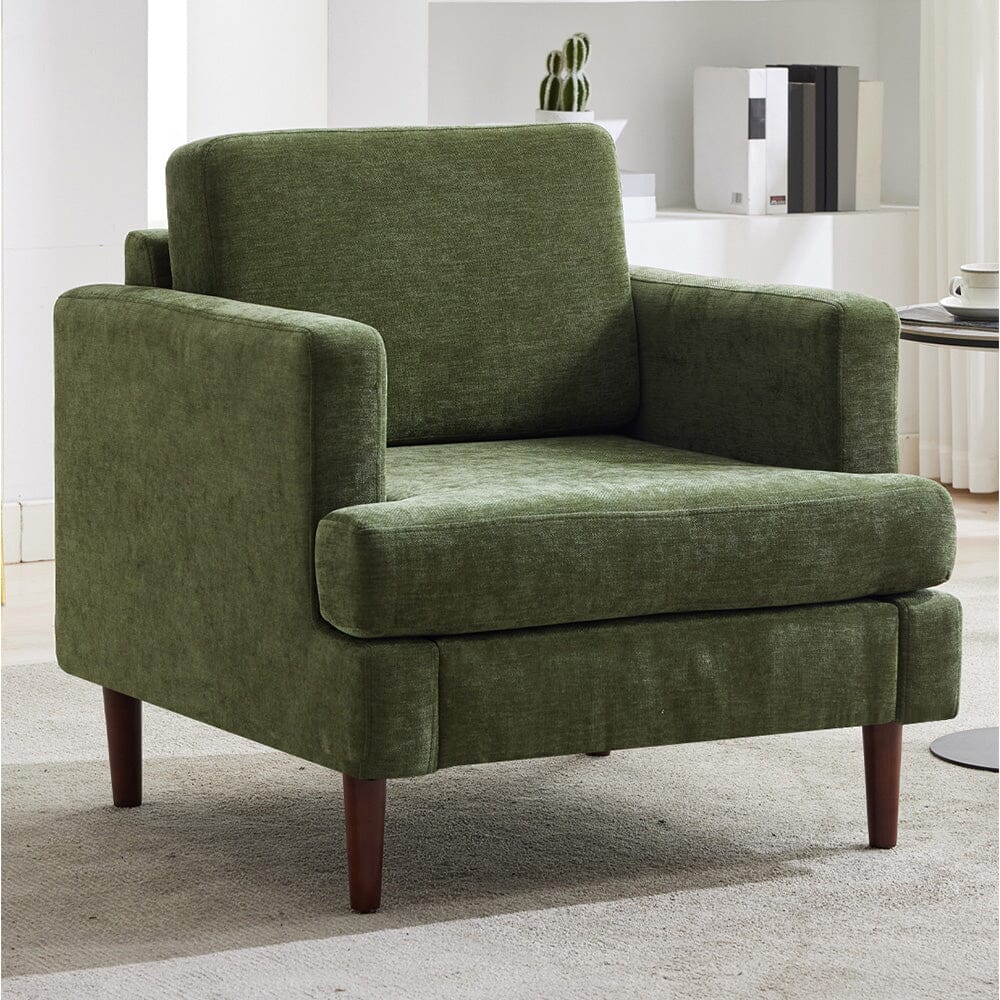 Upholstered Accent Chair (Model 04) With Detachable Pillows & Reinforced Frame Living and Home 