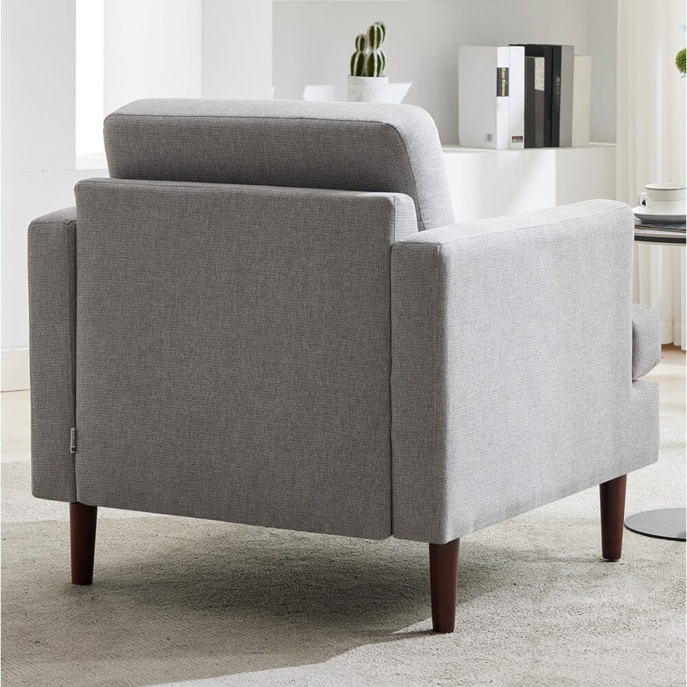 Upholstered Accent Chair (Model 04) With Detachable Pillows & Reinforced Frame Living and Home 