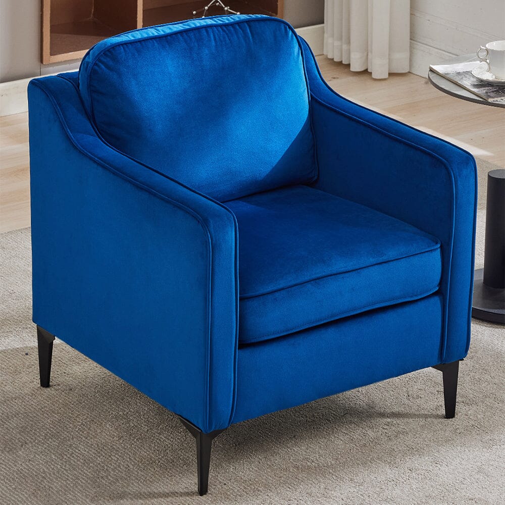 Upholstered Accent Chair (Model 05) With Detachable Pillows & Reinforced Frame Living and Home 