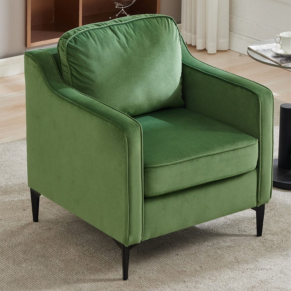 Upholstered Accent Chair (Model 05) With Detachable Pillows & Reinforced Frame Living and Home 