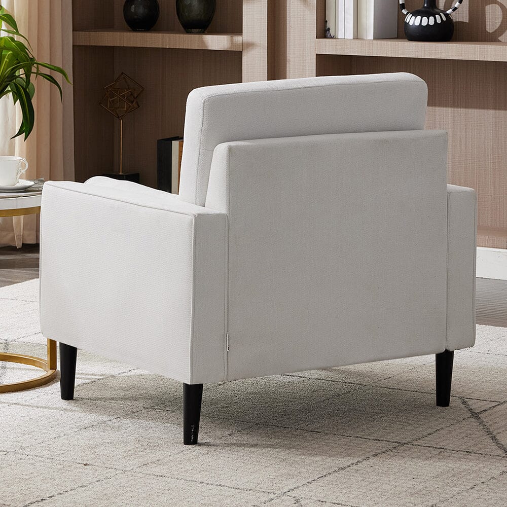 Upholstered Accent Chair (Model 06) With Detachable Pillows & Reinforced Frame Living and Home 