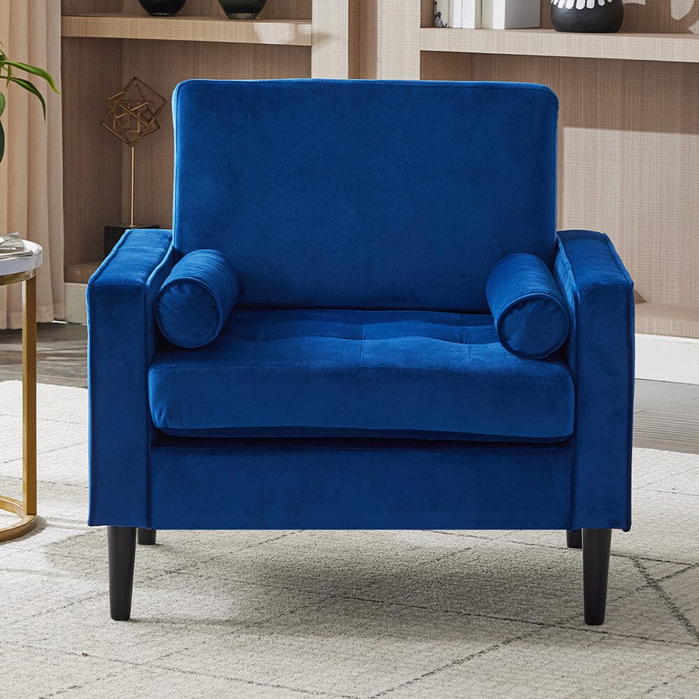 Upholstered Accent Chair (Model 06) With Detachable Pillows & Reinforced Frame Living and Home 