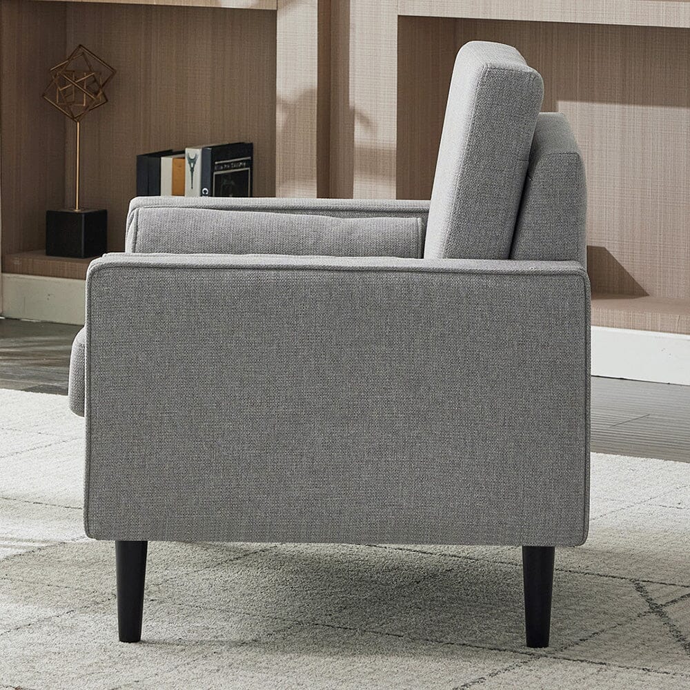 Upholstered Accent Chair (Model 06) With Detachable Pillows & Reinforced Frame Living and Home 