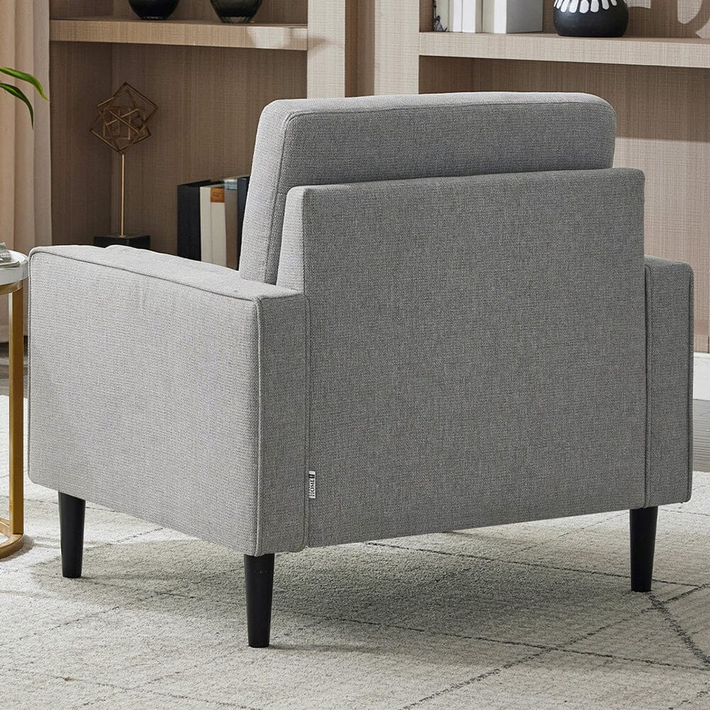 Upholstered Accent Chair (Model 06) With Detachable Pillows & Reinforced Frame Living and Home 