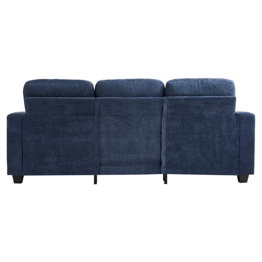 Three-Seater Sofa with Chenille Upholstery and Plush Cushioning Living and Home 