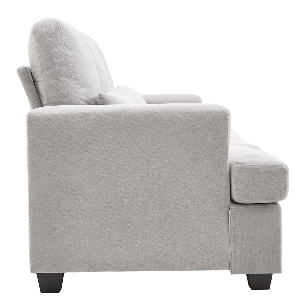 Three-Seater Sofa with Chenille Upholstery and Plush Cushioning Living and Home 