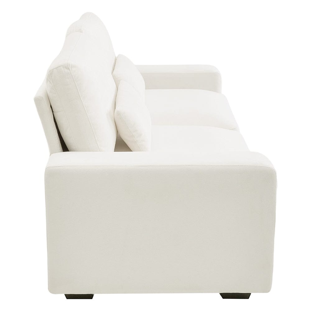 Two-Seater Sofa with Chenille Upholstery and Plush Cushioning Living and Home 